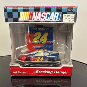 NASCAR Jeff Gordon Car Stocking Hanger - Blue and Red